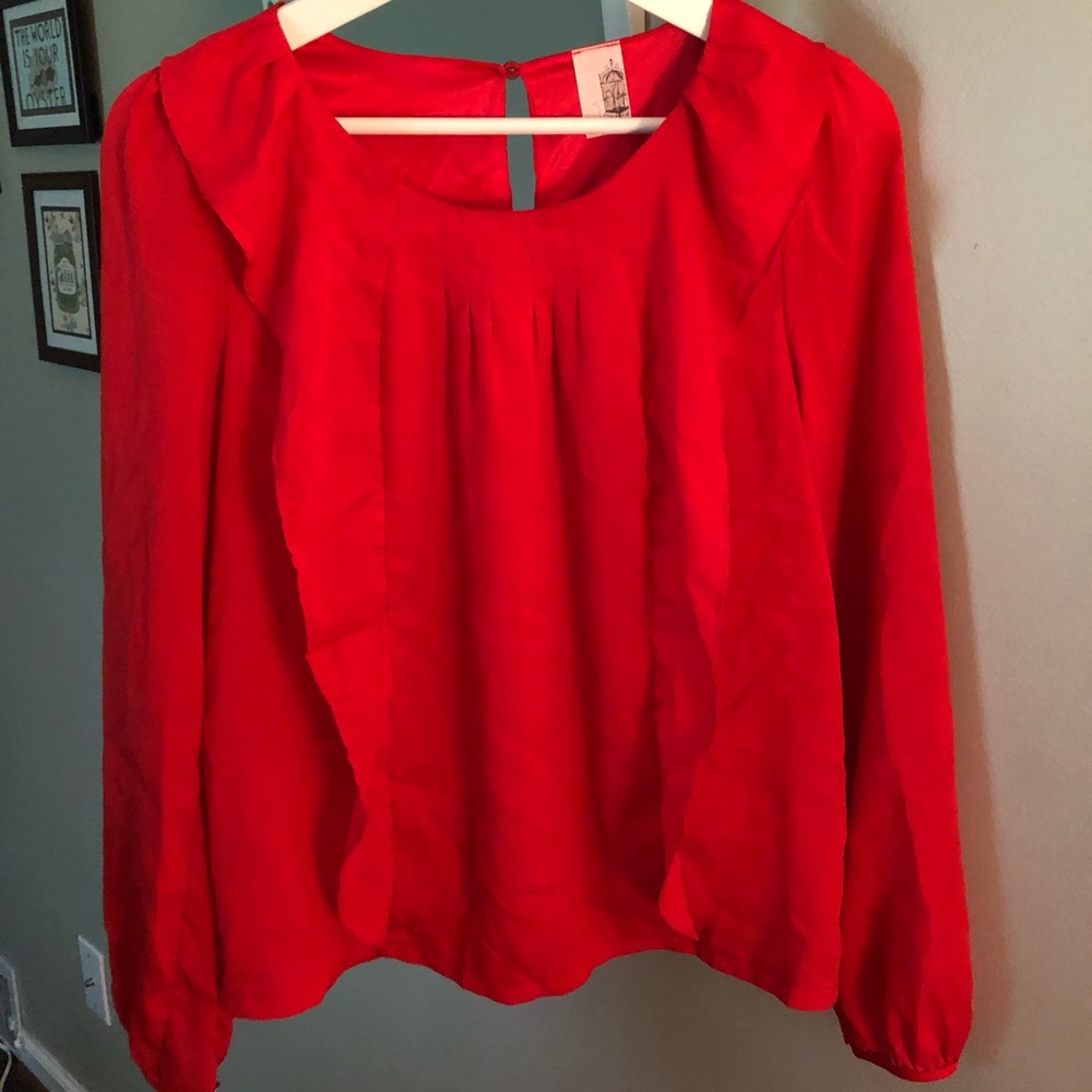 Francesca’s Ruffle Top